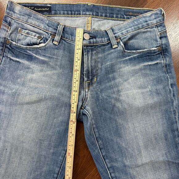 Citizens Of Humanity Kelly Low Waist Bootcut Jeans Y2K Animal Print Cheetah 30 - Picture 3 of 9